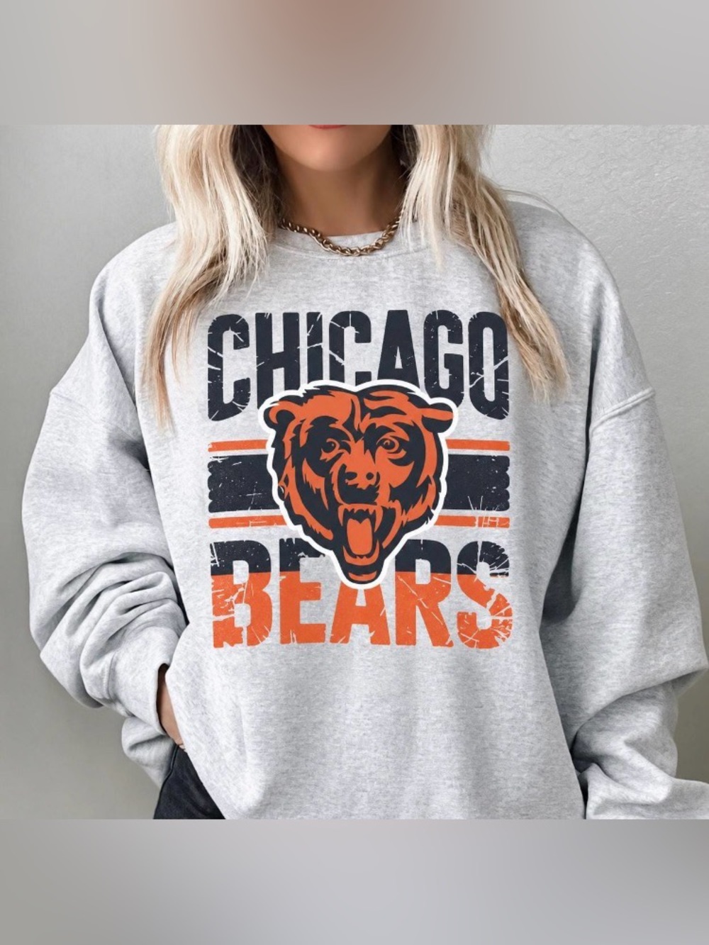 Vintage Chicago Bears Football Sweatshirt, Retro Chicago Football T-Shirt